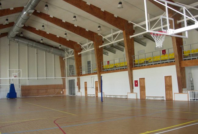 LVL брус в строительстве спортивных сооружений